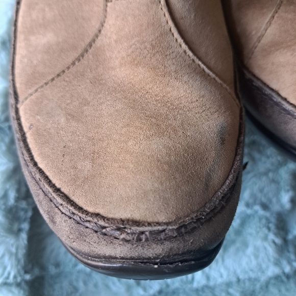 THE NORTH FACE Abby Apres snow winter boots shearling leather worn used 9.5 - Picture 11 of 16